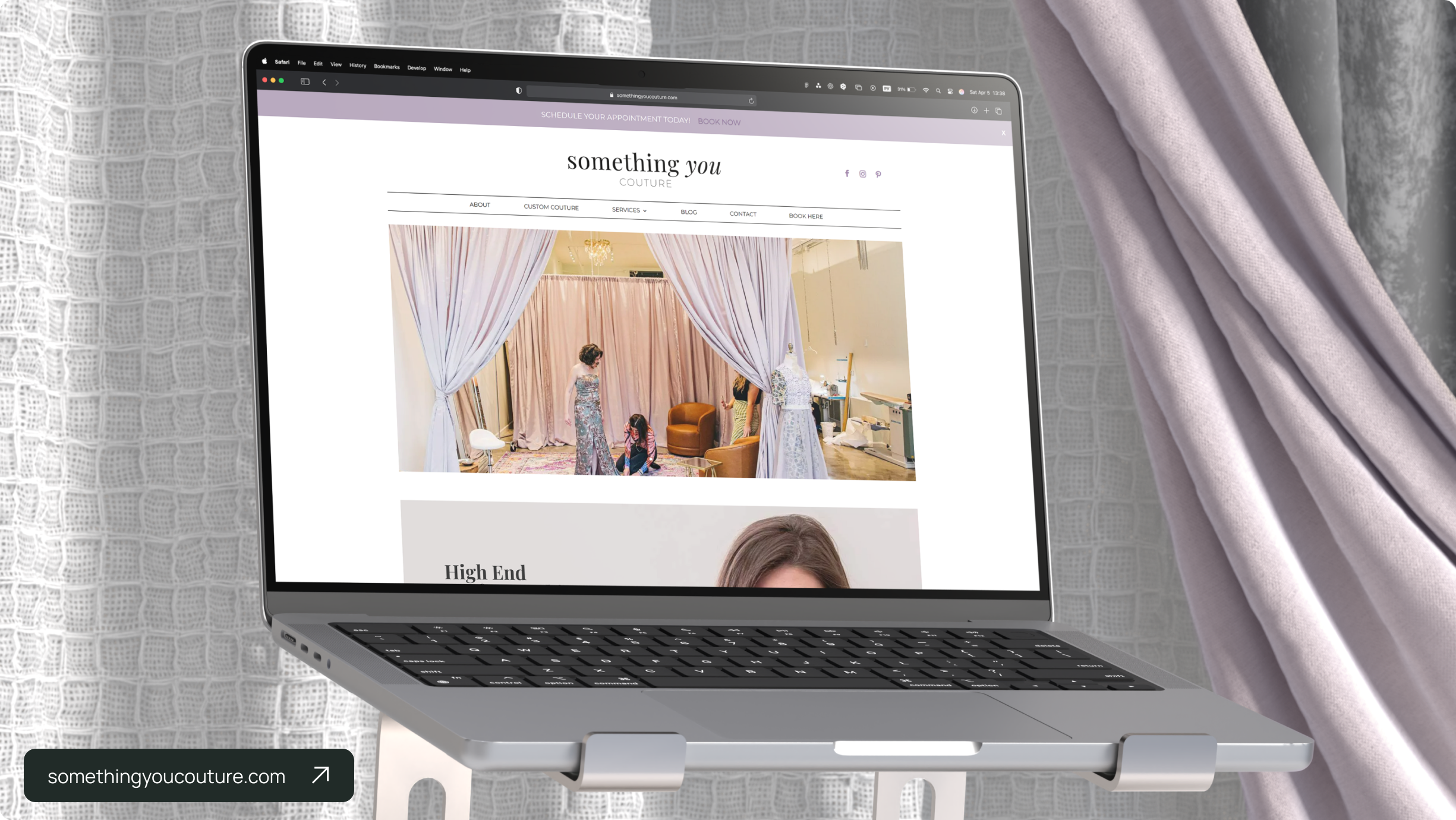 Something You Couture website