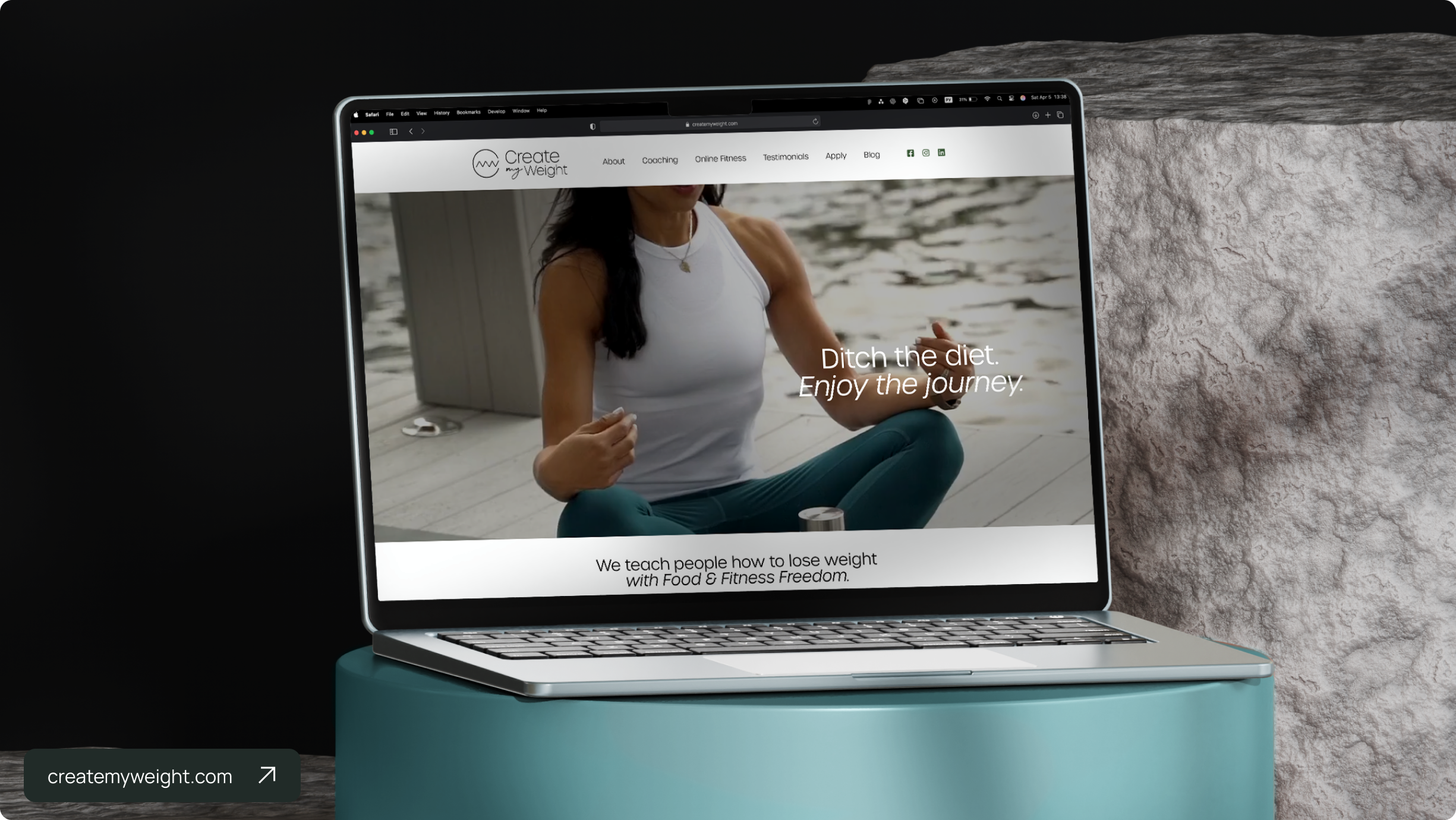 Create My Weight website
