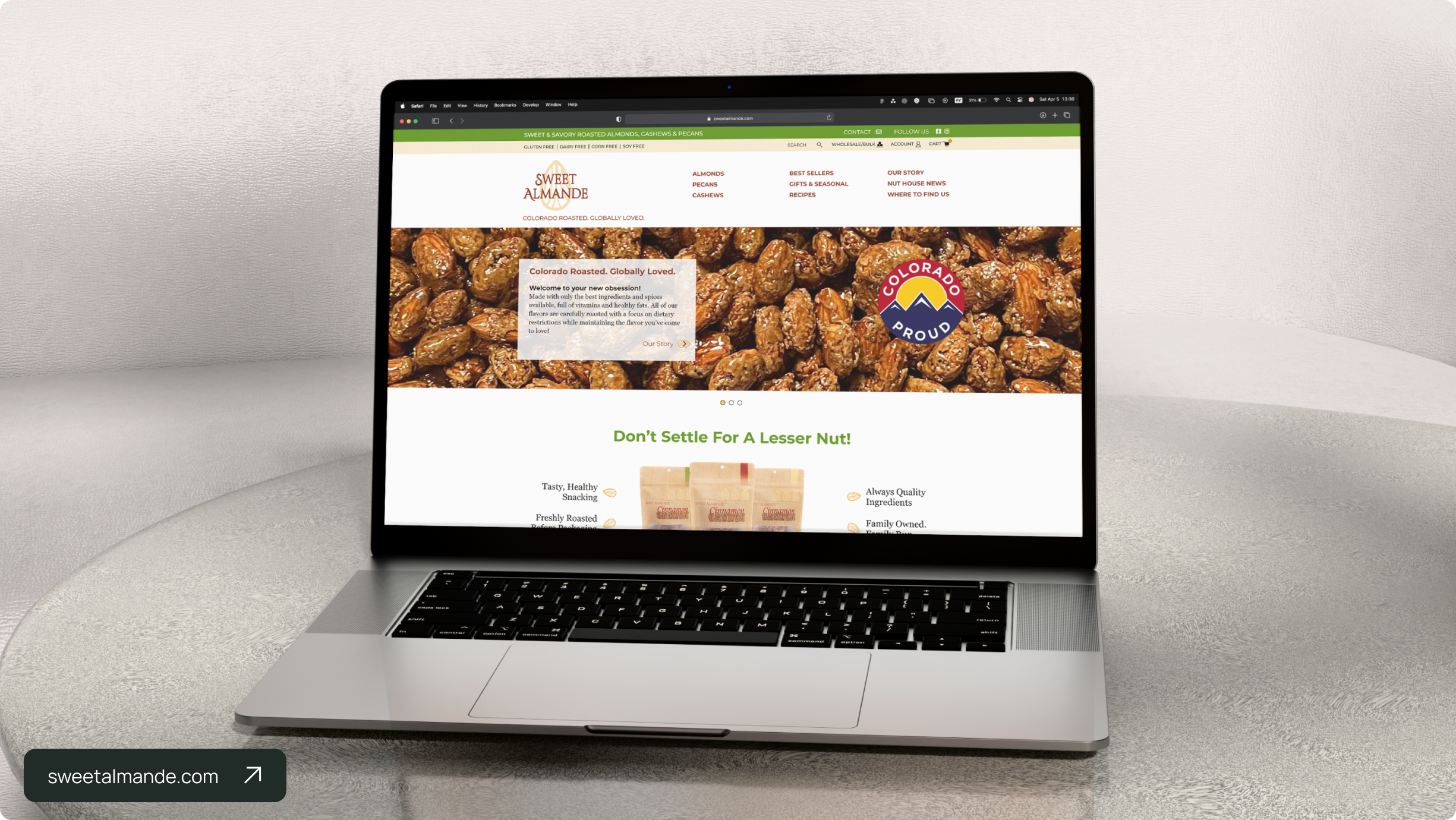 Sweet Almande website